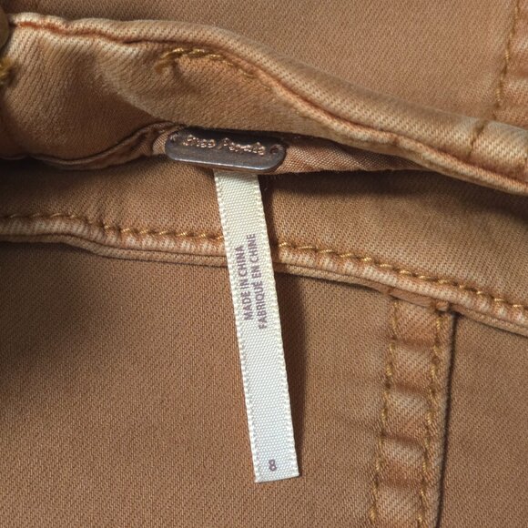 Free People Modern Femme tobacco colored mini skirt - size 8, new with tags! - Picture 6 of 13